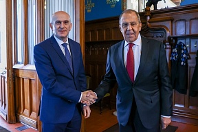 Поздравительное послание Министра иностранных дел Республики Южная Осетия А.М.Джиоева Министру иностранных дел Российской Федерации С.В.Лаврову по случаю Дня рождения
