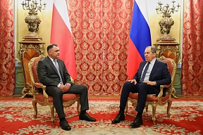 Президент Республики Южная Осетия А.Э.Гаглоев поздравил Министра иностранных дел Российской Федерации С.В.Лаврова с Днем дипломатического работника