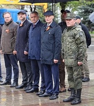 Посол России в Южной Осетии М.М.Кулахметов принял участие во Всероссийской патриотической акции «Огонь памяти» 