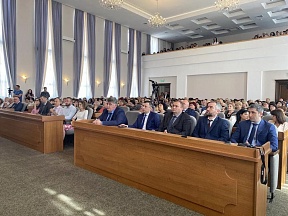 Советник Посольства России в Южной Осетии М.В.Ершов принял участие в ежегодной августовской педагогической конференции