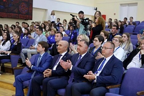 Дипломаты Посольства России в Южной Осетии приняли участие в открытии Международного молодежного форума "Сохранение исторической памяти в контексте глобальных изменений"