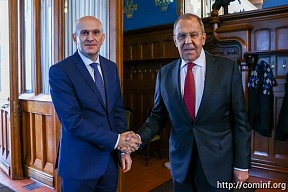 Глава МИД Южной Осетии А.М.Джиоев направил поздравительное послание Министру иностранных дел России С.В.Лаврову по случаю Дня России
