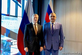 Президент Южной Осетии Алан Гаглоев встретился с Министром транспорта Российской Федерации Виталием Савельевым