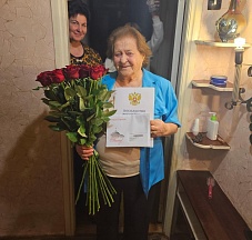 Ветерану Великой Отечественной войны передали поздравления с 90-летним юбилеем от Президента России и Посла России в Южной Осетии
