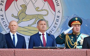 Посол России в Южной Осетии М.М.Кулахметов принял участие в ряде мероприятий, приуроченных ко Дню Республики Южная Осетия