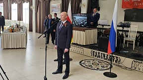 9 мая 2023 г. по случаю Дня Победы при поддержке Посольства России в Южной Осетии был организован прием для российских соотечественников, проживающих в республике